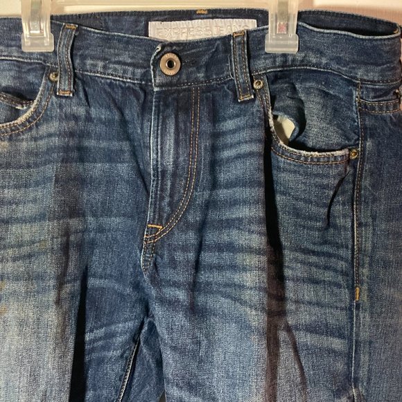 Express Jeans - Alec Super Skinny Fit - Men's SIZE 30W 32L Denim Jeans - Picture 2 of 12